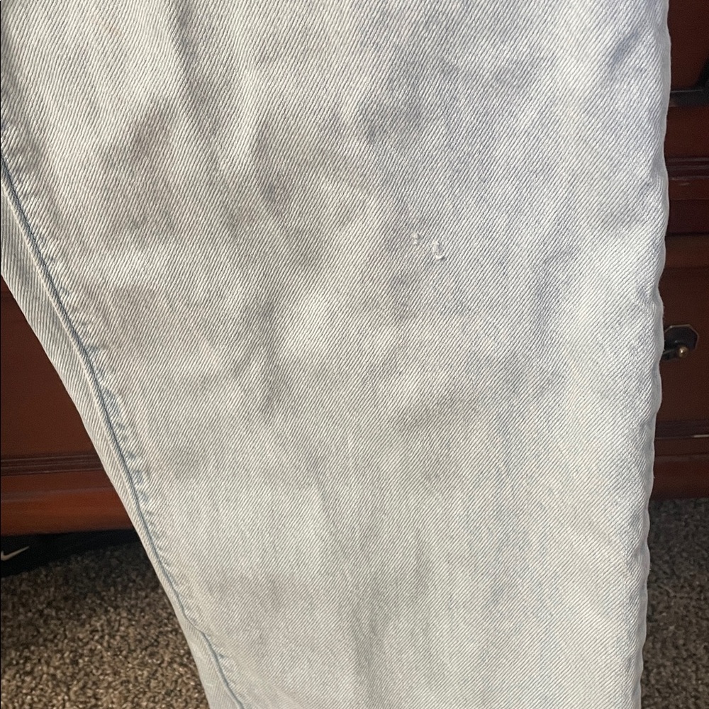 Levi's Light Blue High-Rise Straight Jeans - Picture 5 of 11